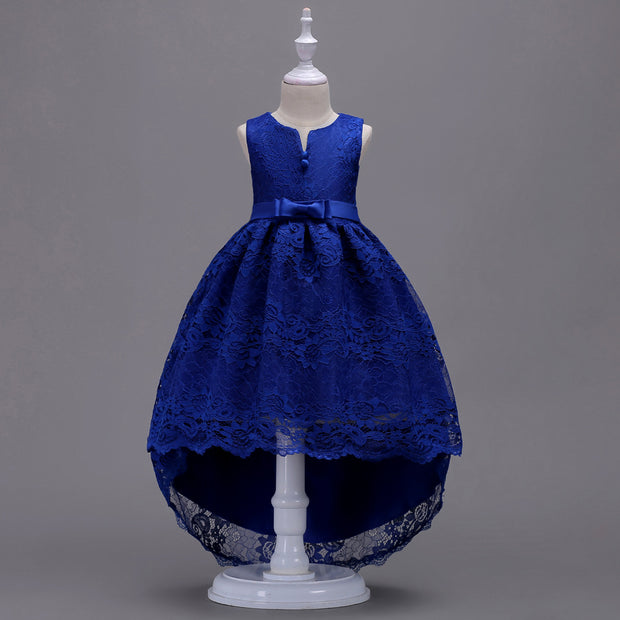 Children's Dress Trailing Lace Dress