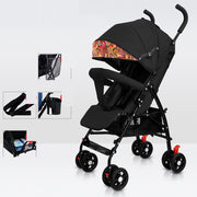 Sit And Lie Down Baby Portable Folding Simple Trolley