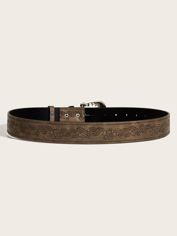 Fashion Printed Pattern Belt Unisex