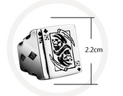 Titanium Steel Sickle Reaper Ring Poker Idea