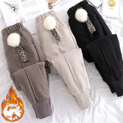 Larger Children's Cotton Woolen Cloth Trousers