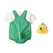 Babies' Overalls T-shirt Western Style Suit