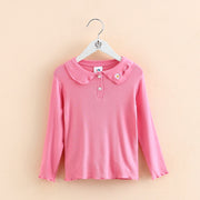 Baby Girl Doll Collar Long Sleeve T-shirt Top