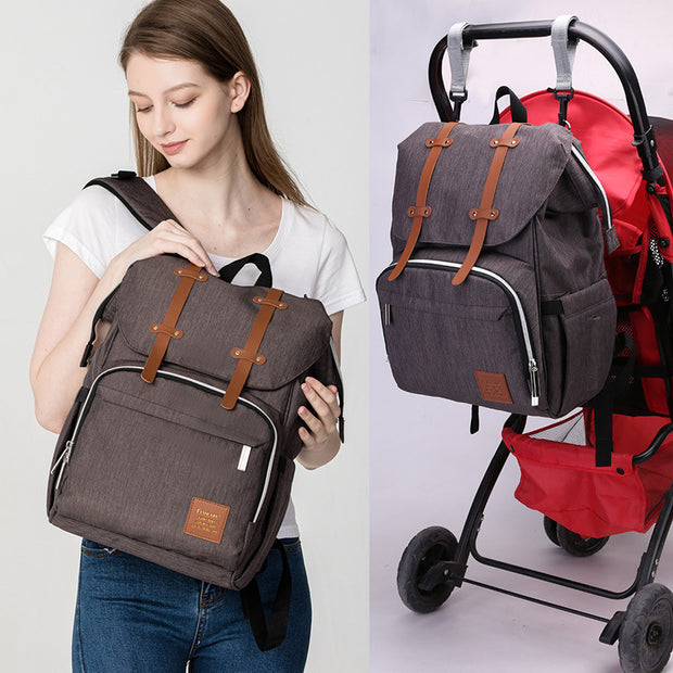 Multifunctional large-capacity mother and baby bag