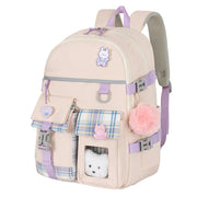 Cartoon Cute And Lightweight Burden-reducing Student Schoolbag