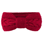 Women's Fleece-lined Wool Bow Hair Band