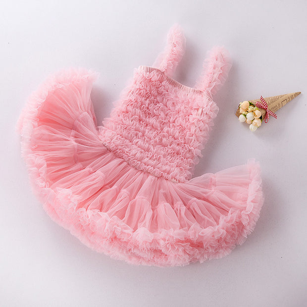 Summer children's sling tutu skirt