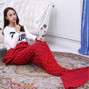 Air Conditioning Scale Sofa Blanket Mermaid Tail