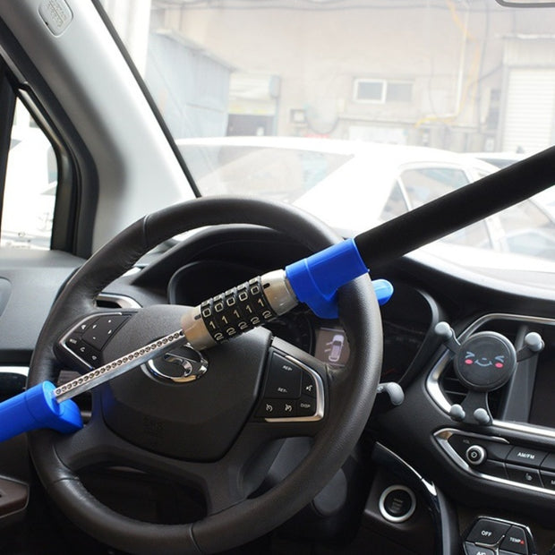 Car Anti-theft Password Steering Wheel U-lock