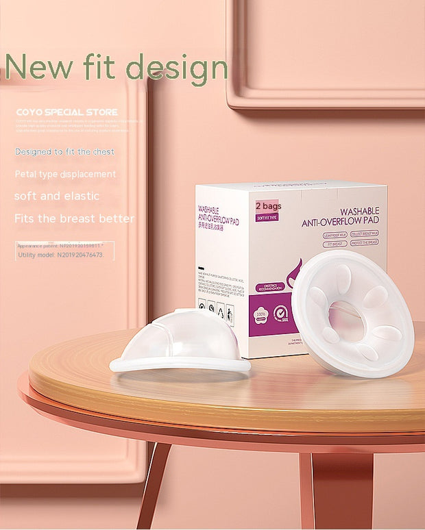 Silicone Breast Milk Collector Multi-purpose Anti-overflow Milk Blocking Milk Leak-proof Nipple Protection