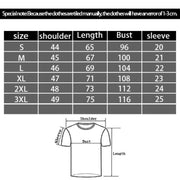 European And American Digital Printing Casual Round Neck Short Sleeves T-shirt