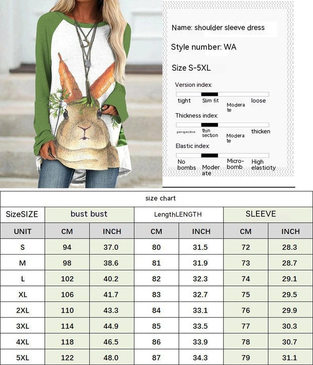 Women's 3D Flower Stitching Printing T-shirt Dress