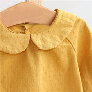 Doll collar bottoming shirt