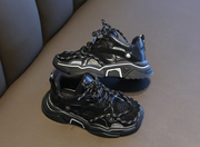 Male baby sports shoes parent-child shiny shoes