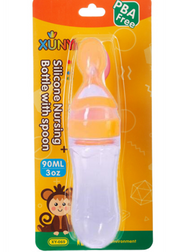 Silicone Training Rice Spoon, Infant Cereal Food Supplement, Safe Feeder