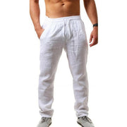 Breathable Cotton And Linen Loose Casual Sports Trousers