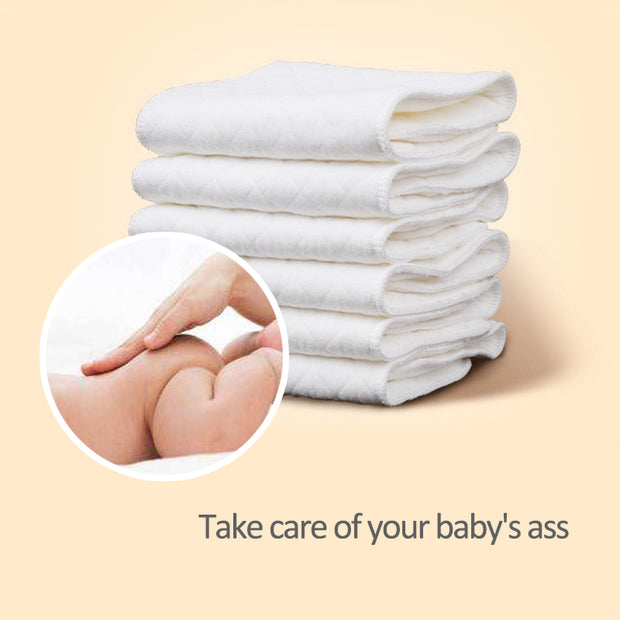 Three layer ecological cotton diaper