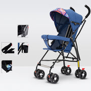 Sit And Lie Down Baby Portable Folding Simple Trolley