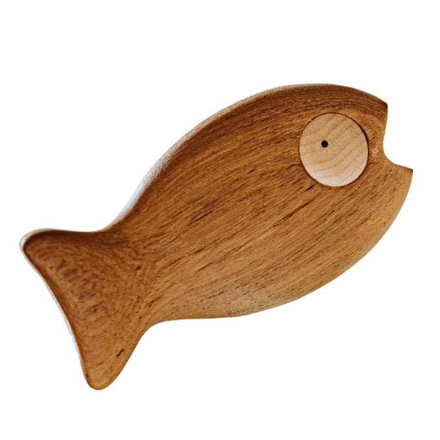 Refridgerator Magnets Original Home Design Gift Solid Wood Household Salted Fish