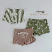 Three-piece Set Children's Underwear Modal Printing Baby Kindergarten Boxer Shorts