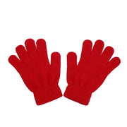 Children's Multicolor Five-finger Knitted Warm Gloves