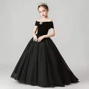 Girls' Wedding Catwalk Trailing Evening Dress