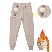 Larger Children's Cotton Woolen Cloth Trousers