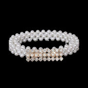 Women's White Pearl Waist Chain Decoration