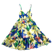 Sweet sling chiffon girls beach dress