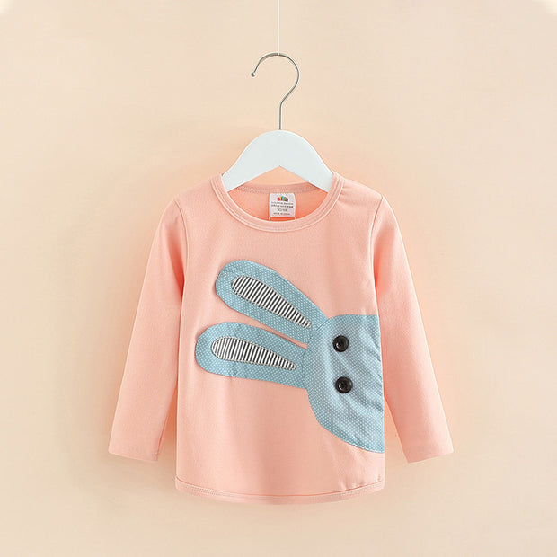 Baby Girl Doll Collar Long Sleeve T-shirt Top