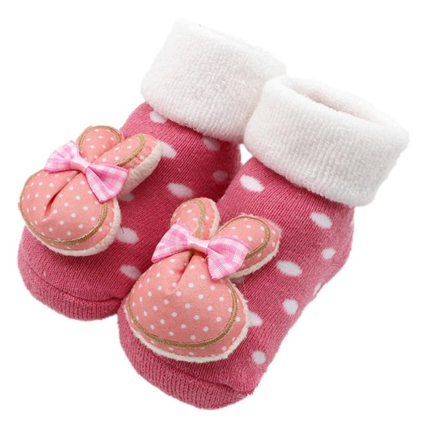 Stitching doll socks baby baby floor socks