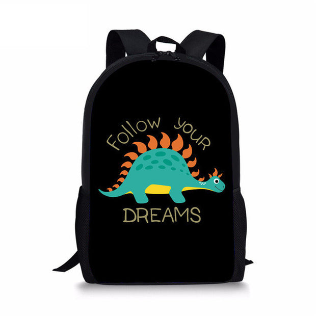 Cartoon Dinosaur Schoolbag