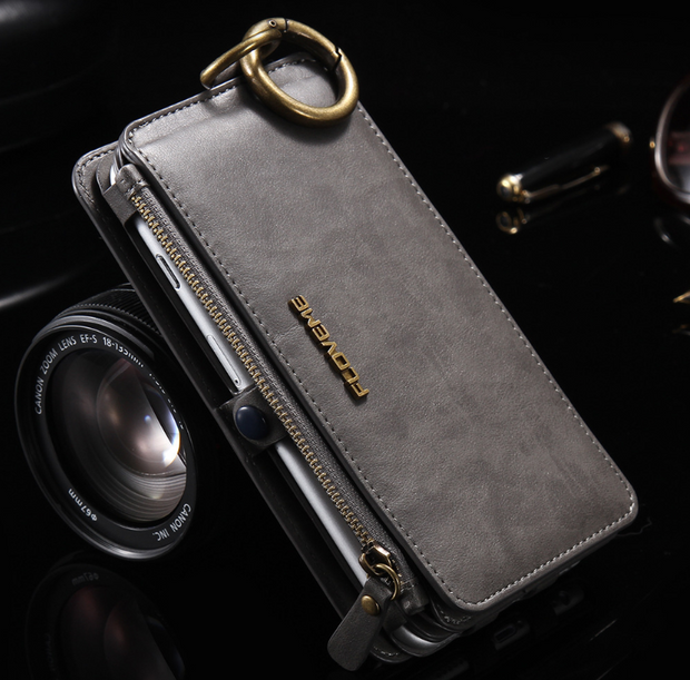 Luxury PU Leather Case For 8 Plus X XR XS Max 11 Flip Stand Wallet Cases For  8 7 Plus 6s SE Pouch Capinhas