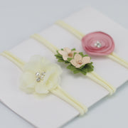 Baby stretch flower headband