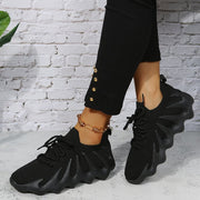 Octopus Knitted Rubber Sole Sneaker Female Male Plus Size Soft Sole Shoes