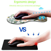 E-Commerce Wristband Rubber Sole Keyboard Pad Flower Game Office Set