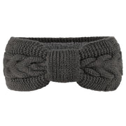 Women's Fleece-lined Wool Bow Hair Band