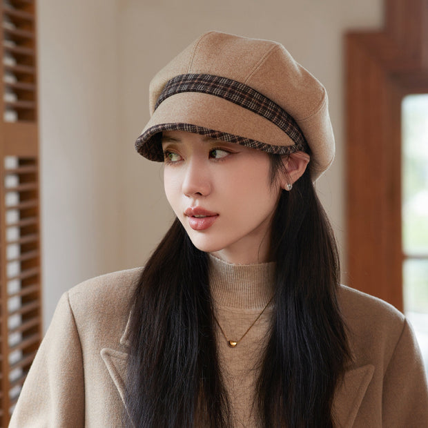 Women's Fashion Casual All-matching Woolen Beret