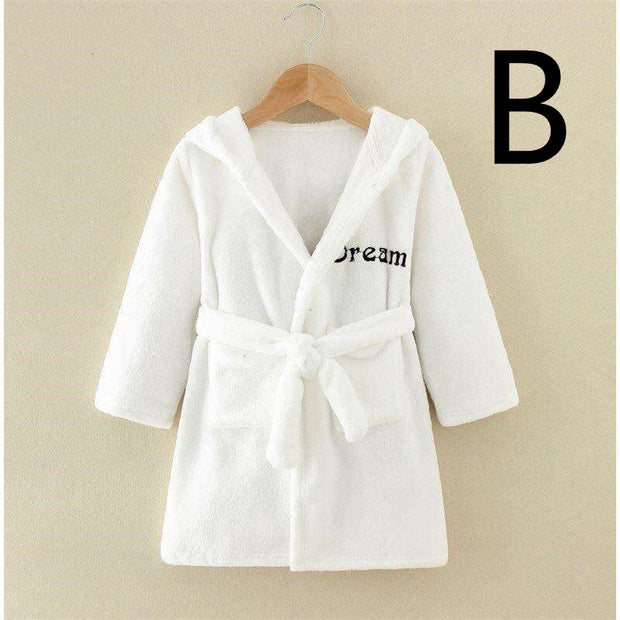 Four Seasons Home Service, Children's Clothing, Children's Bathrobe, Robe, Thickened Flannel