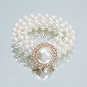 Women's White Pearl Waist Chain Decoration