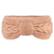 Women's Fleece-lined Wool Bow Hair Band