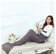 Air Conditioning Scale Sofa Blanket Mermaid Tail