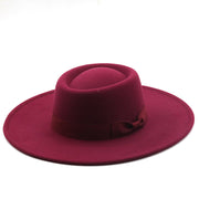 Autumn And Winter Woolen Big Brim Jazz Top Hat