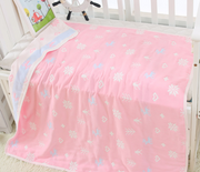 Baby bath towel cover blanket gauze children quilt quality baby children pure cotton 6 six layer gauze bath towel