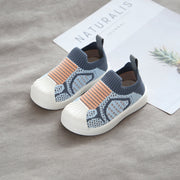 Shell-toe Single Shoes Flying Woven Children's Shoes Soft Sole