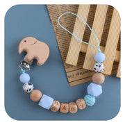 Baby Products Cartoon Animal Beech Pacifier Clip