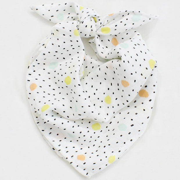 Bamboo Cotton Gauze Small Square Baby Saliva Towel