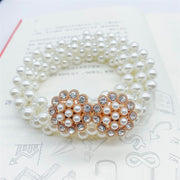 Women's White Pearl Waist Chain Decoration