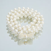 Women's White Pearl Waist Chain Decoration