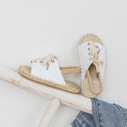 Idyllic wind knits half - towed sandals